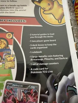 Pokemon Trading Card Game Battle Academy (Armarouge ex, Pikachu ex & Darkrai ex) - Image 5