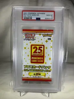 PSA Gem Mint 10 Pokemon Card Promo pack 25th Anniversary Collection Japanese - Image 1
