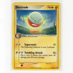 Pokemon TCG Electrode 32/92 EX Legend Maker Regular Uncommon Card EN-MP 2006 - Image 1
