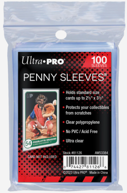 Ultra Pro Card Penny Sleeves Unopened. 1 Pack Of 100 Sleeves. Acid Free. - Image 1