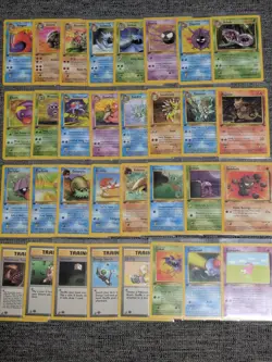 Pokemon 1st EDITION 1999 Fossil Set Common & Uncommon 32 Card Lot - NM - Image 1