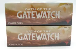 MAGIC THE GATHERING OATH OF THE GATEWATCH BOOSTER BOX FACTORY SEALED LOT OF 2 - Image 3