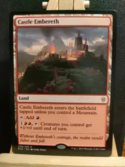 Castle Embereth - Throne of Eldraine - Rare - NM (see pics) MTG - Image 1