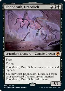 Ebondeath, Dracolich - Adventures in the Forgotten Realms (AFR) - Image 1