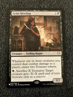Magic The Gathering MTG - Grim Hireling - Adventures in the Forgotten Realms - Image 1