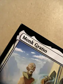 MTG Monk Gyatso TLE 0081 R NM Regular - Miscut Error - Square Corner - Image 4