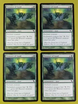 Presence of Gond x4 Shadowmoor 4x Playset Magic the Gathering MTG - Image 1