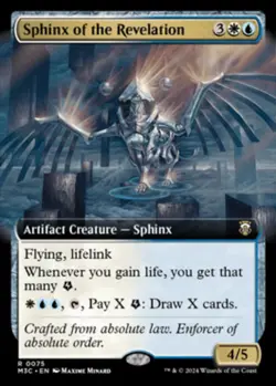 Sphinx of the Revelation (Extended Art) - Commander: Modern Horizons 3 (M3C) - Image 1