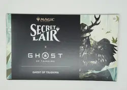 New Sealed MTG Secret Lair Playstation Ghost of Tsushima Non-Foil - Image 1