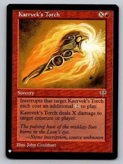 MTG Magic: The Gathering Kaervek's Torch Mystery Booster LP - Image 1