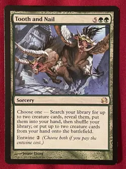 Tooth and Nail [Modern Masters] - MTG Magic the Gathering NM - Image 1