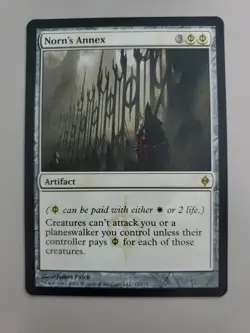 MTG Norn's Annex New Phyrexia Regular Rare - Image 1
