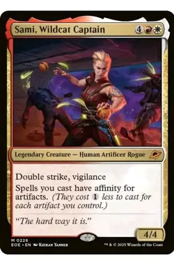 1x MTG Sami, Wildcat Captain - Edge of Eternities Mythic- NM - Ships Fast! - Image 1