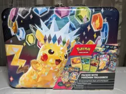 Pokemon Surging Sparks 2024 Fall Collectors Chest Sealed Tin Lunchbox - Image 1