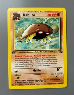 Carte Pokemon Kabuto 50/62 - Set Fossil - Edition 1 - NM/Mint Neuf - Image 1