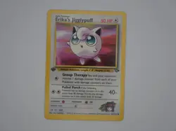 2000 Pokemon Gym Challenge 1st Edition Erika's Jigglypuff #69/132 MINT - Image 1