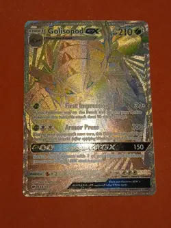 Pokemon Sun & Moon Burning Shadows Golisopod GX 148/147 Rainbow Secret Rare - Image 2