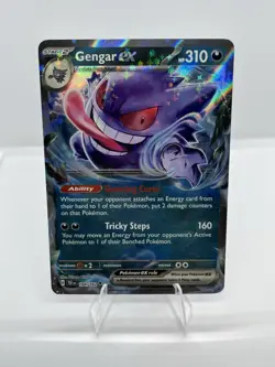 Gengar ex 104/162 Pokemon SV05: Temporal Forces Ultra Rare Holo NM - Image 1
