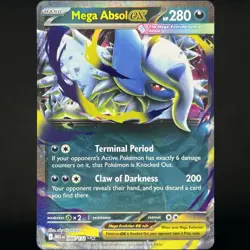 Pokemon TCG Mega Evolution Mega Absol EX Holo Double Rare 086/132 NM - Image 1