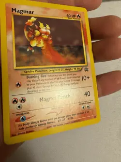 2002 Pokemon - Magmar Non-Holo WOTC Black Star Promo #44 - Pokemon League - Image 5