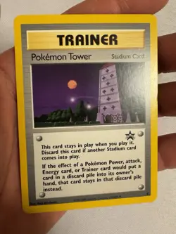 2002 Pokemon - Pokemon Tower Trainer - WOTC Black Star Promo #42 Pokemon League - Image 2