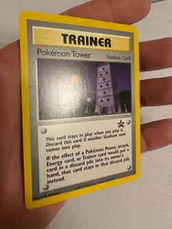 2002 Pokemon - Pokemon Tower Trainer - WOTC Black Star Promo #42 Pokemon League - Image 3