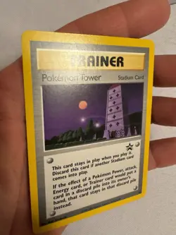2002 Pokemon - Pokemon Tower Trainer - WOTC Black Star Promo #42 Pokemon League - Image 4