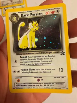 2000 Pokemon Dark Persian Holo WOTC Black Star Promo #17 Nintendo Power Magazine - Image 5