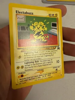 2002 Pokemon - Electabuzz Non-Holo WOTC Black Star Promo #46 - Pokemon League - Image 3