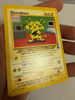 2002 Pokemon - Electabuzz Non-Holo WOTC Black Star Promo #46 - Pokemon League - Image 5