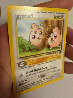 2001 Pokemon - Igglybuff Non-Holo - WOTC Black Star Promo #36 - Pokemon League - Image 4