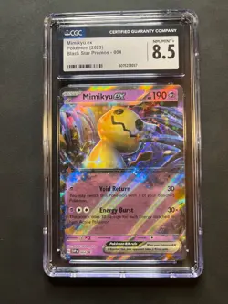 Pokemon TCG Mimikyu ex Black Star Promo SVP004 Mimikyu ex Box/Showcase CGC 8.5 - Image 3