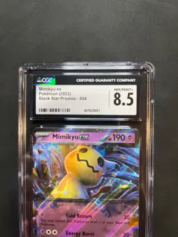 Pokemon TCG Mimikyu ex Black Star Promo SVP004 Mimikyu ex Box/Showcase CGC 8.5 - Image 5