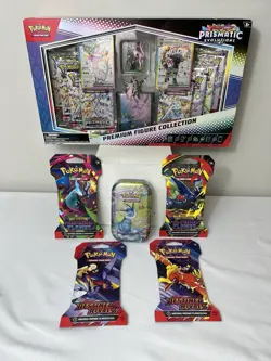 Pokemon TCG Lot of 6 Items Prismatic Evolutions Figure Collection & More See Pic - Image 4