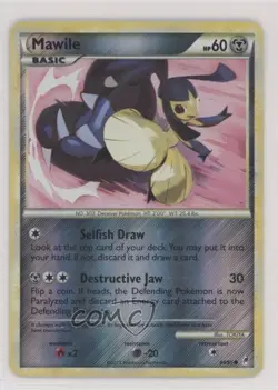 Mawile Reverse Foil Pokemon HeartGold & SoulSilver Call of Legends #64 - Image 1