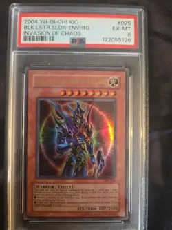 Yugioh 2004 Black Luster Soldier - Envoy Of The Beginning IOC-025 PSA 6 - Image 1
