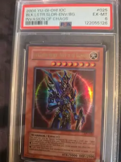 Yugioh 2004 Black Luster Soldier - Envoy Of The Beginning IOC-025 PSA 6 - Image 3