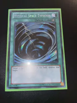 Yugioh Mystical Space Typhoon LCYW-EN062 Secret Rare 1st Ed NM - Image 1