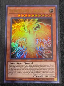 Yugioh The Winged Dragon of Ra - Immortal Phoenix DUPO-EN046 Ultra Rare NM - Image 1
