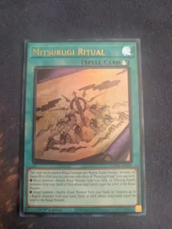 Mitsurugi Ritual Ultra Rare 1St Edition SUDA-EN095 Yugioh - Image 1
