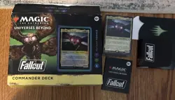 Magic: The Gathering Fallout Commander Deck Mutant Menace Sealed Cards Open Box - Image 1