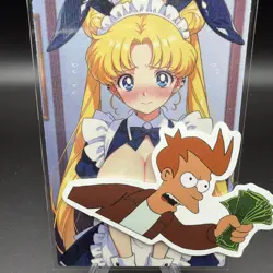 Usagi Tsukino Sailor Moon Anime Waifu Card Doujin ACG Goddess Holo - Image 1