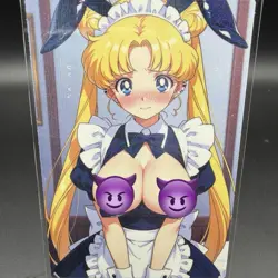 Usagi Tsukino Sailor Moon Anime Waifu Card Doujin ACG Goddess Holo - Image 2