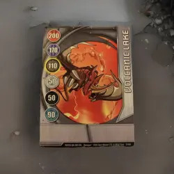 Bakugan:New Vestroia |Volcanic Lake 🥈Silver Gate Card | 8/48b - Image 1