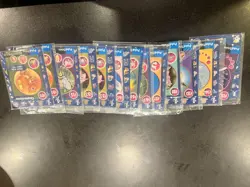 pokemon burger king poketrivia cards 1999 #5 15 33 60 68 69 87 88 133 144 151 - Image 1