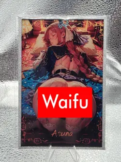A6 Size Siwen Wave 3 Asuna Sword Art Online Manga Anime Waifu Hentai Card - Image 1