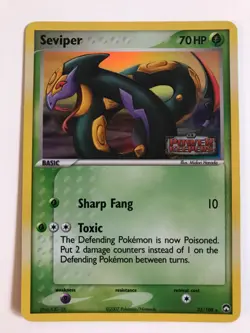Seviper 23/108 EX Power Keepers Stamped Holofoil Rare Holo Pokemon Card - Image 1