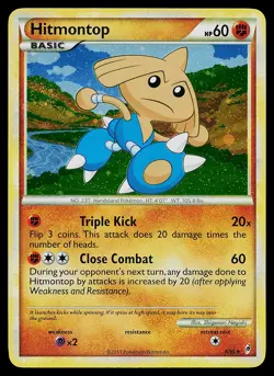 Pokemon Card - Hitmontop Call of Legends 8/95 Holo Rare - Image 1