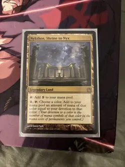 Nykthos, Shrine to Nyx Magic the Gathering Card Theros Lightly Played Mtg - Image 1