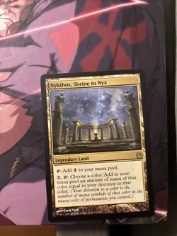 Nykthos, Shrine to Nyx Magic the Gathering Card Theros Lightly Played Mtg - Image 3